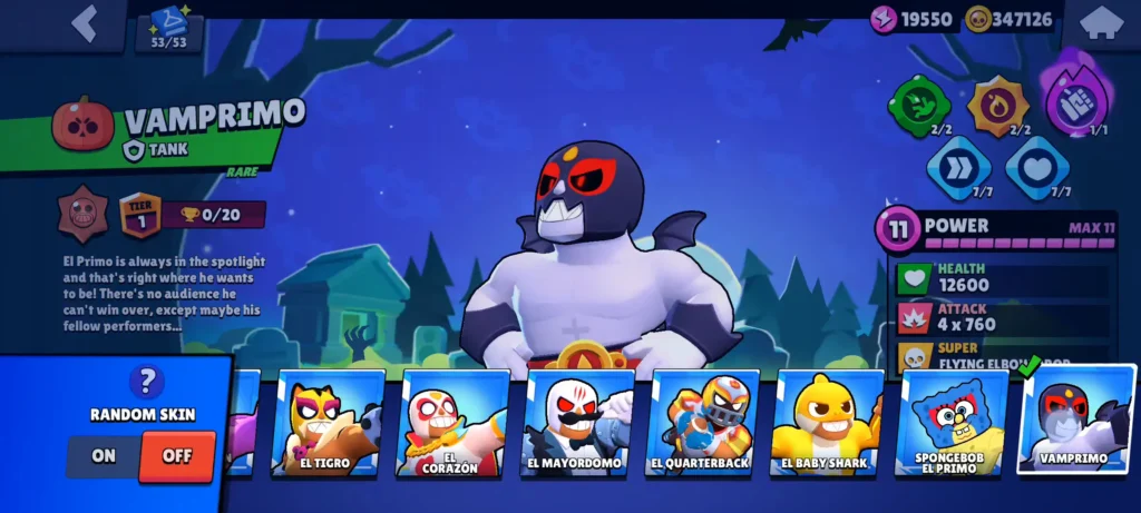 Gameplay Screenshot of Nulls Brawl APK Mod